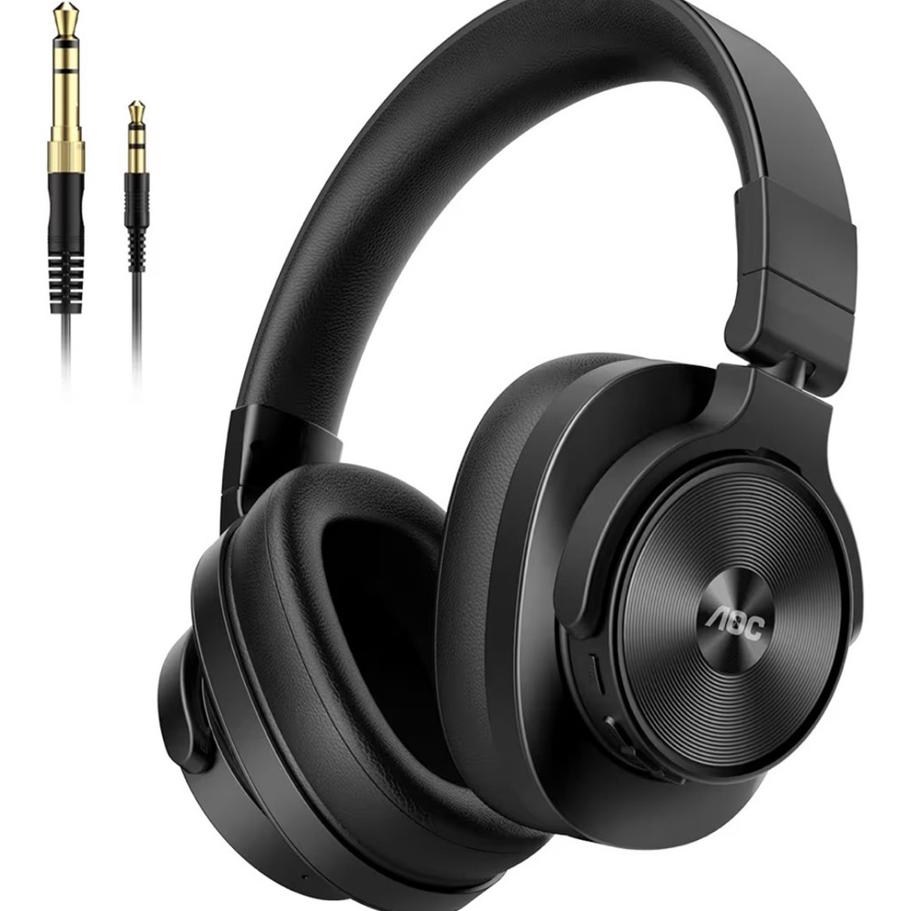 AOC Wireless Studio Monitor Headphones 72H Bluetooth DJ 3.5mm